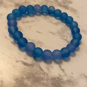 Blue Beaded Bracelet
